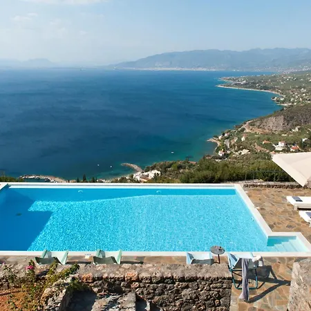 Villa Splendid Messinia | Private Pool Mansion Sea View | Private Pool & Sea Views Kalamata