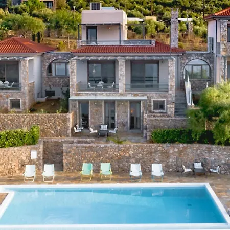 Villa Splendid Messinia | Private Pool Mansion Sea View | Private Pool & Sea Views